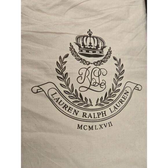 Large Ralph Lauren Lauren Newbury Black Leather Bag Tote Satchel - Picture 11 of 11